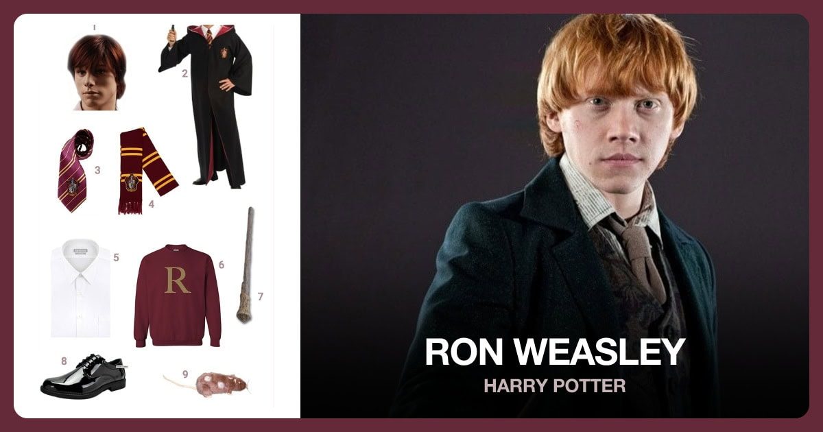 Ron Weasley costume outfit and accessories