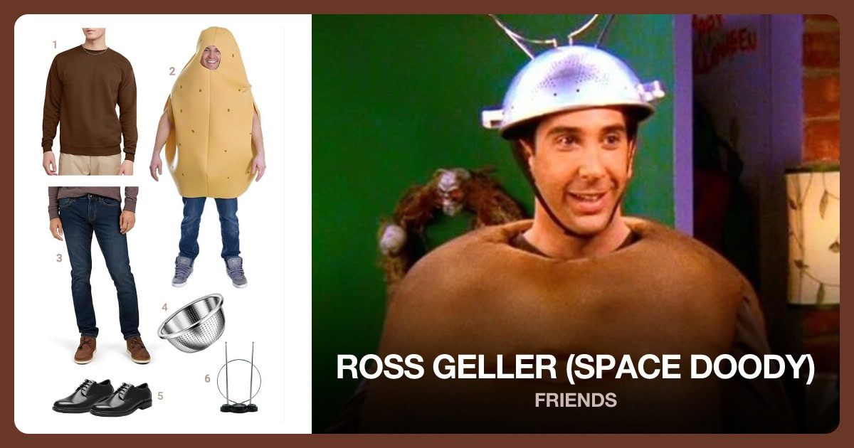 Ross Geller costume outfit and accessories