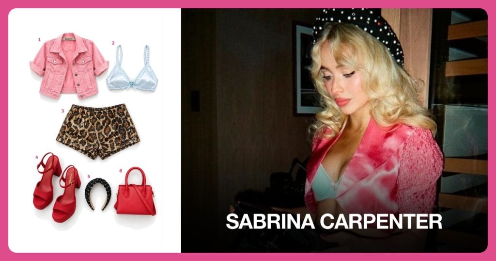 Sabrina Carpenter costume clothing and accessories