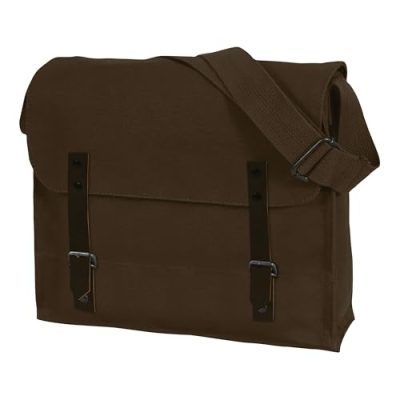 Brown Canvas Utility Satchel