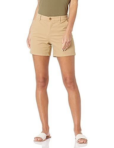 Khaki Slim-Fit Shorts