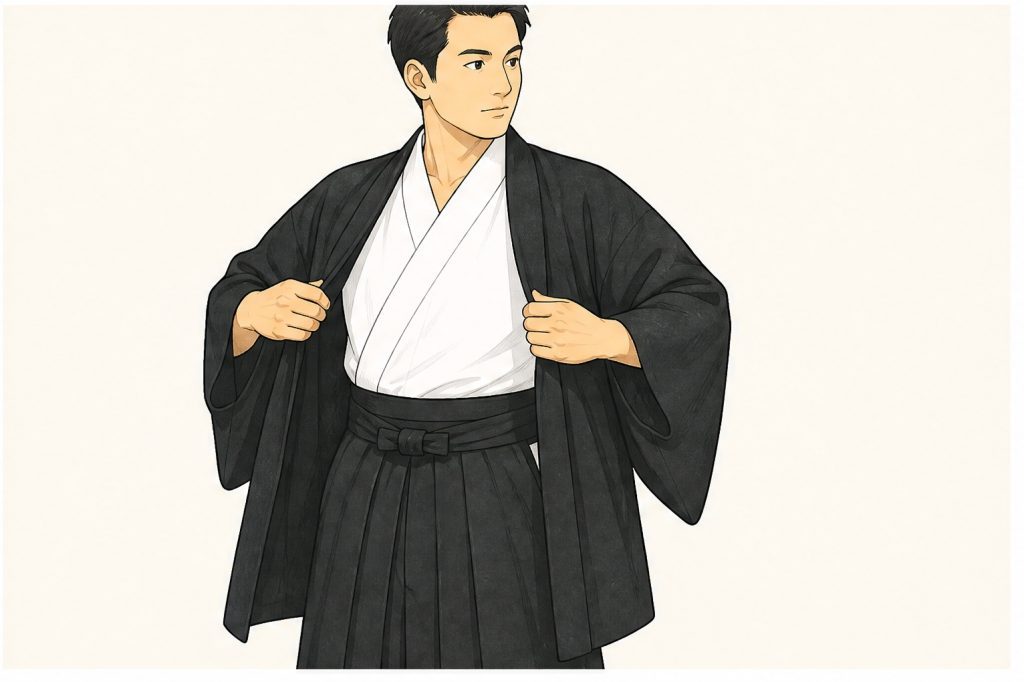 Add open haori jacket