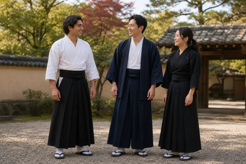 Samurai costume group
