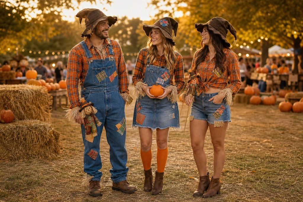 Scarecrow costume group