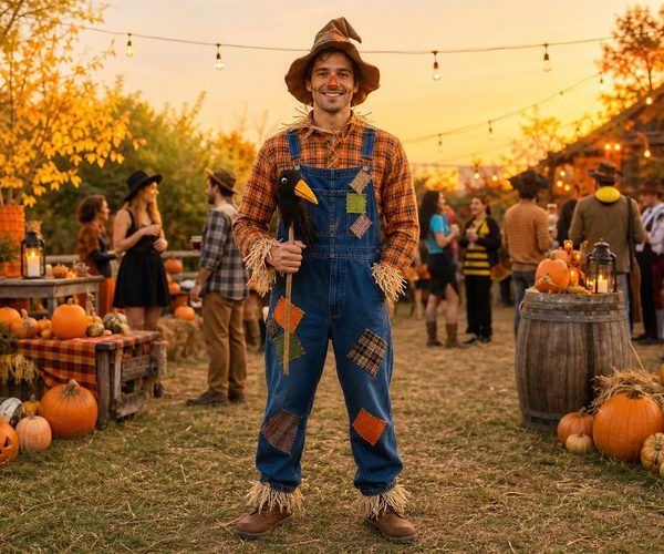 Scarecrow costume photo