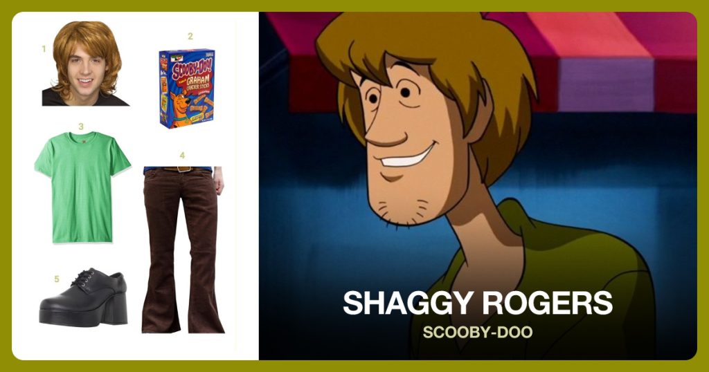 Shaggy Rogers costume clothing and accessories