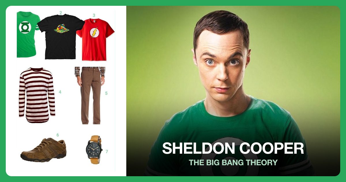 Sheldon Cooper costume outfit and accessories