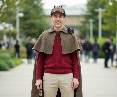 Sherlock Holmes Alone Costume