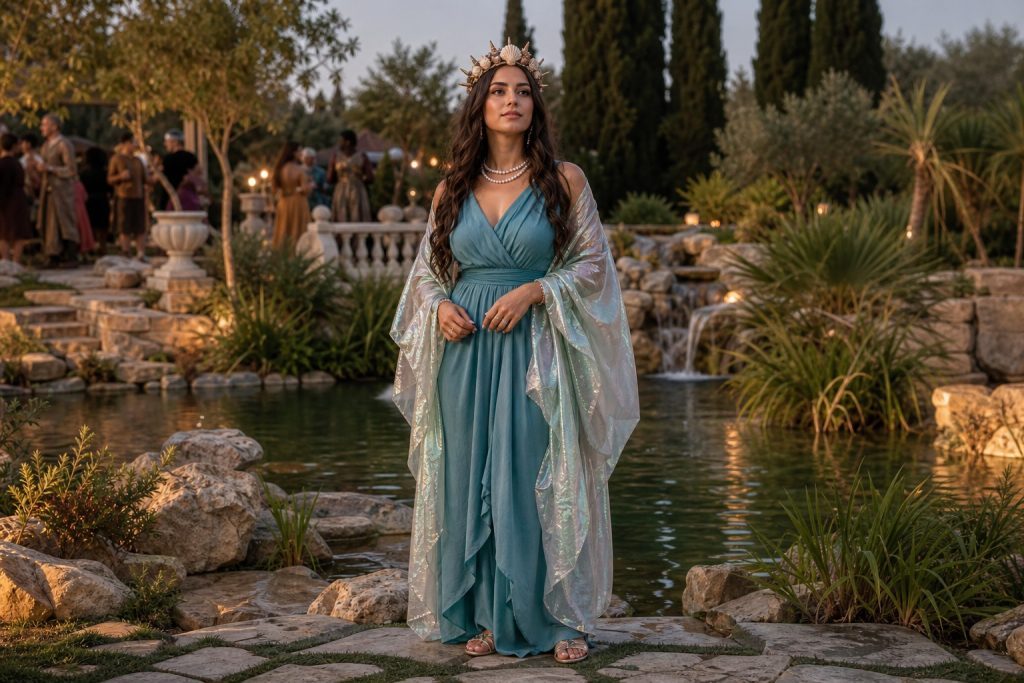 Moonlit Siren costume outfit