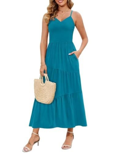 Teal Green Maxi Sundress