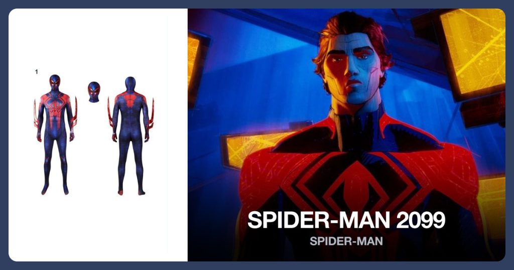 Miguel O’Hara 2099 Suit beside Spider-Man 2099