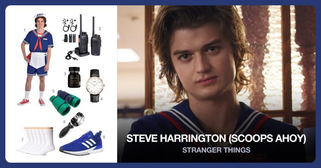 Steve Harrington (Scoops Ahoy) Costume