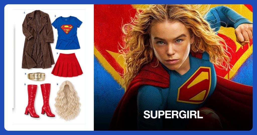 Supergirl costume clothing and accessories
