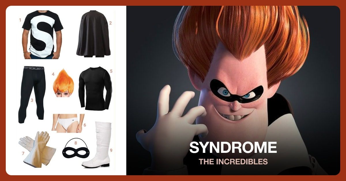 Syndrome costume outfit and accessories