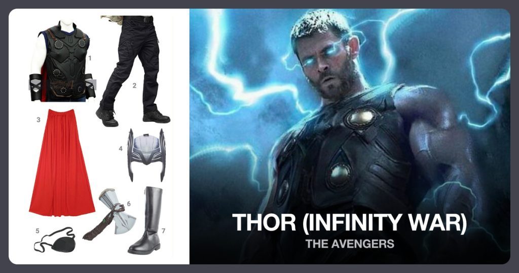 Thor (Infinity War) Costume Guide outfit and accessories