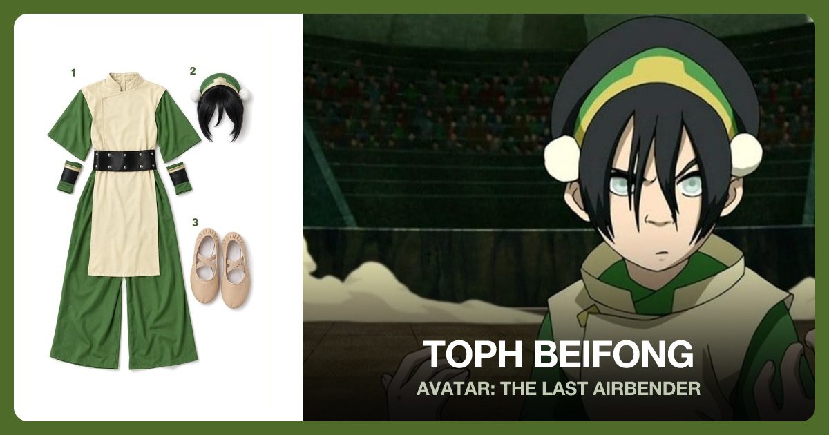 Toph Beifong costume outfit and accessories