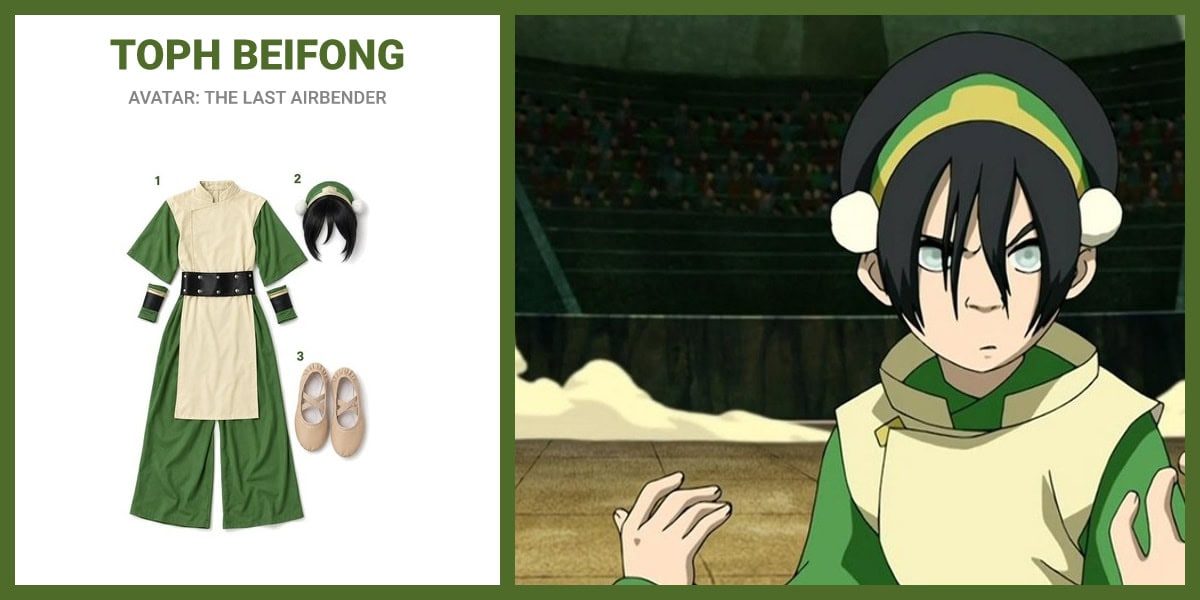 Toph costume guide artwork