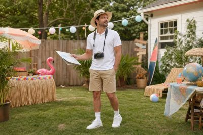 Sightseeing Vacationer costume outfit