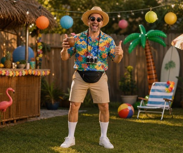 Tourist costume photo