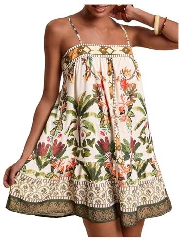 Tropical Print Sundress
