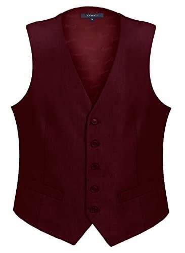 Burgundy Waistcoat
