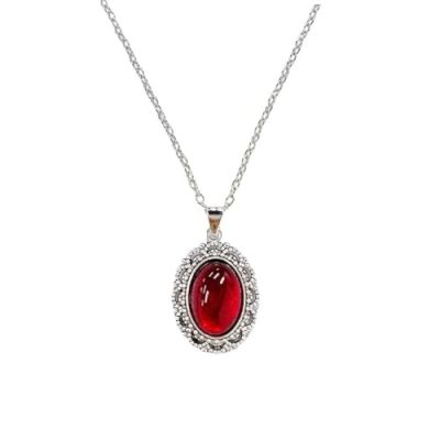 Red Pendant Necklace