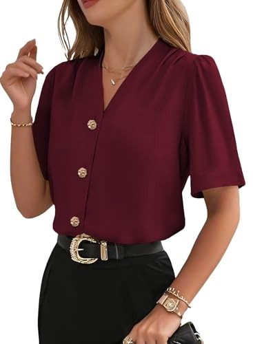Burgundy Blouse