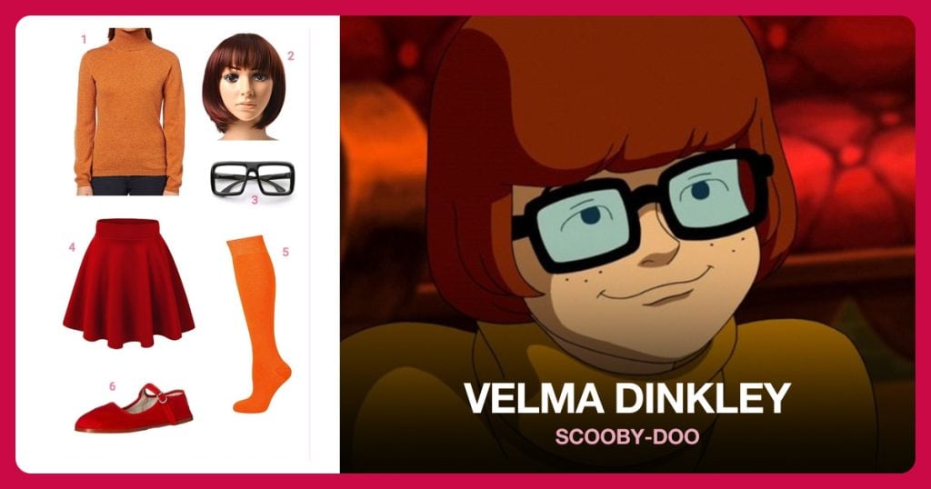 Velma Dinkley costume clothing and accessories