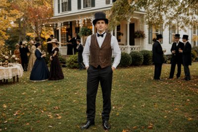 Top Hat Gentleman costume outfit