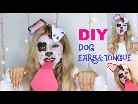 HALLOWEEN DALMATIAN DOG TUTORIAL♡ + DIY DOG EARS AND TONGUE! — Jessica Orozco (@jessicagold444)