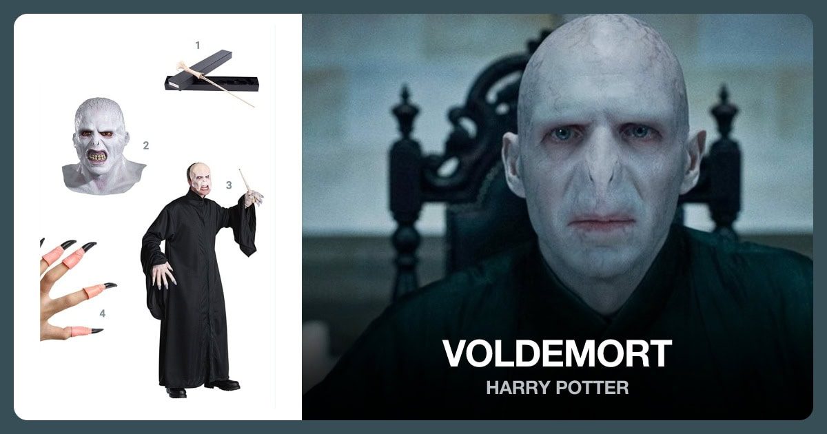 Voldemort costume outfit and accessories