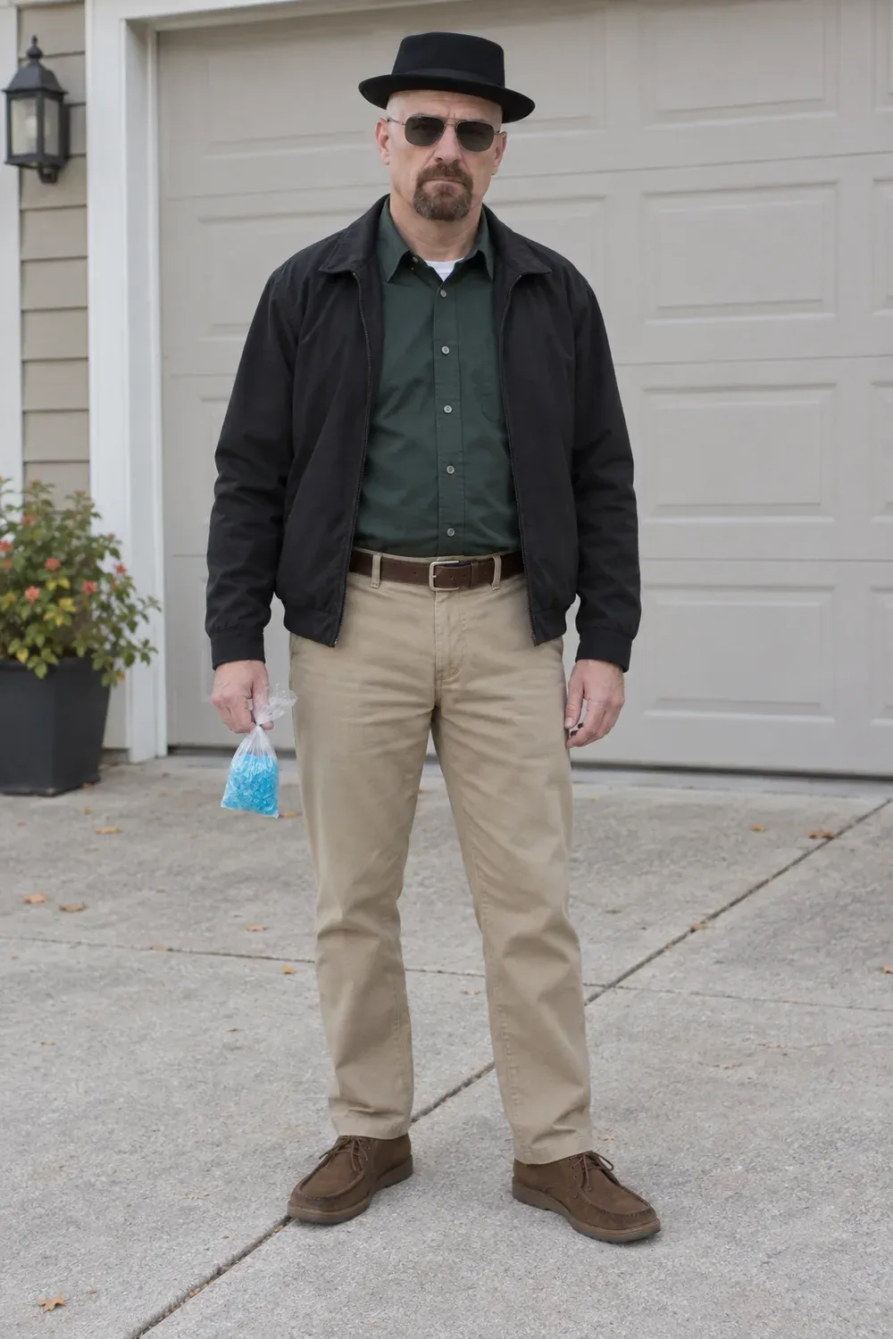walter white green dress shirt 