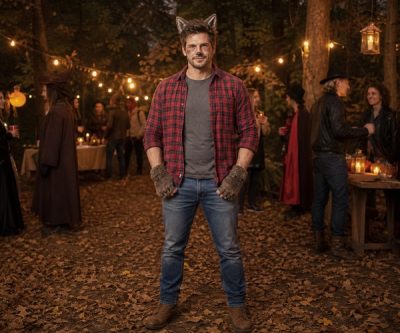 Werewolf costume photo