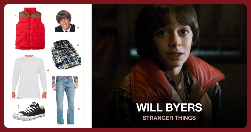 Will Byers Costume outfit and accessories