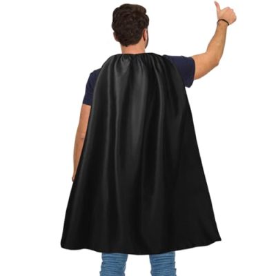 Black Cape and Mask Set