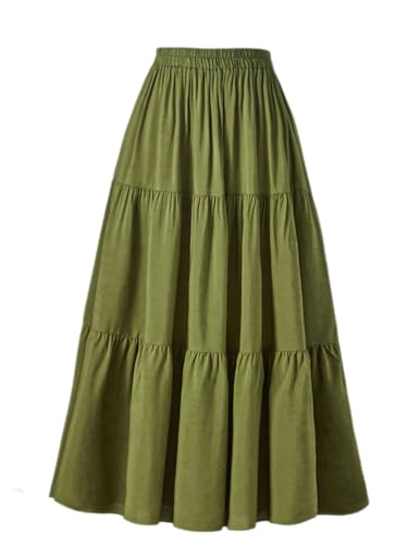 Olive Maxi Skirt