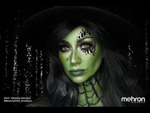 Green Witch Makeup Tutorial — Beauty in the Shadows · Mehron