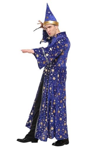 Blue Star Wizard Costume