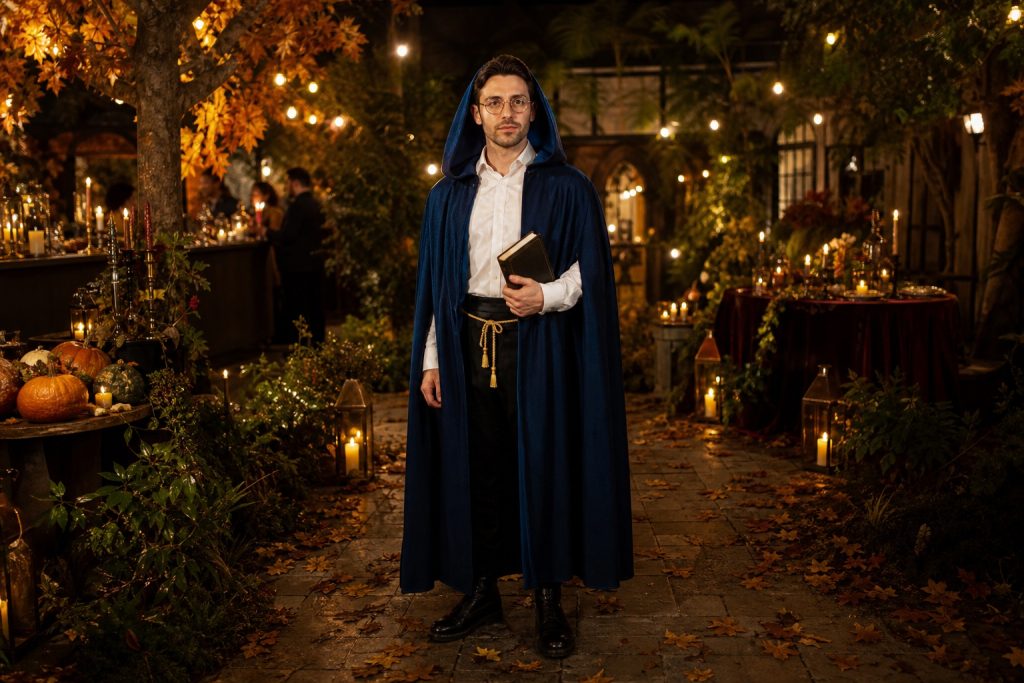 Cloaked Scholar costume outfit