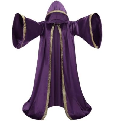 Purple Velvet Wizard Robe
