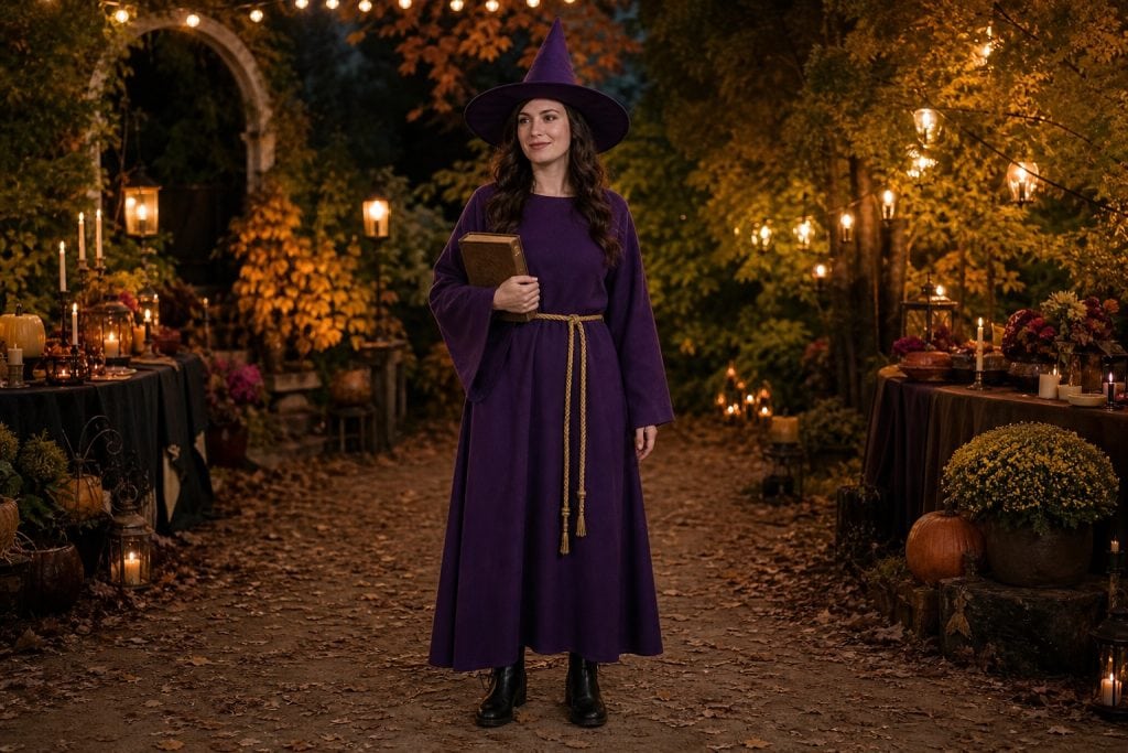 Purple Wizard costume outfit