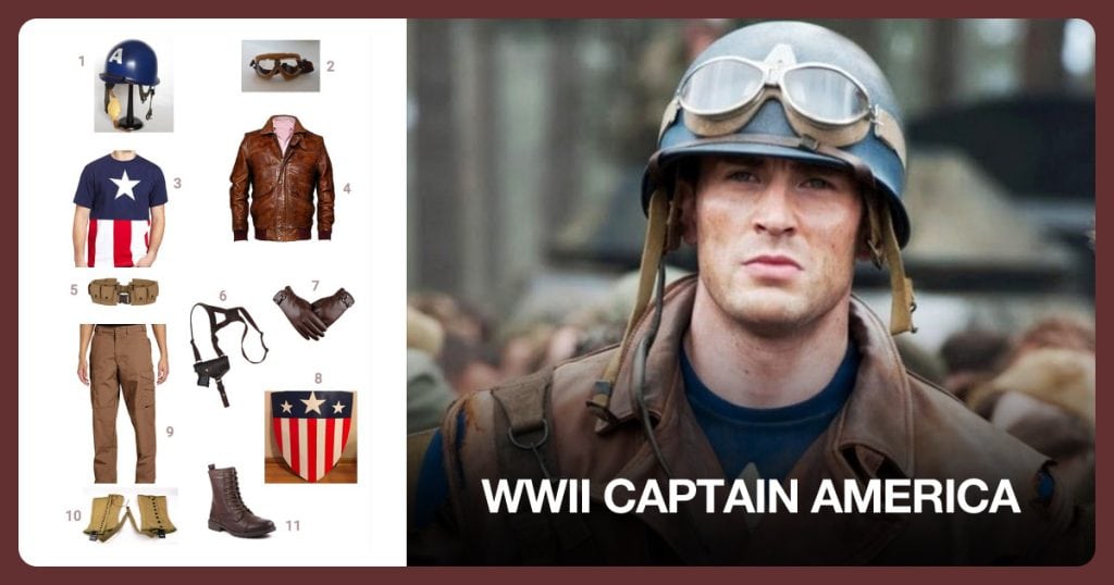 WWII Captain America Costume Guide outfit and accessories