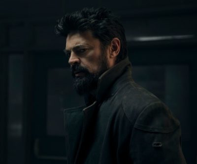 Billy Butcher in a long dark coat from The Boys