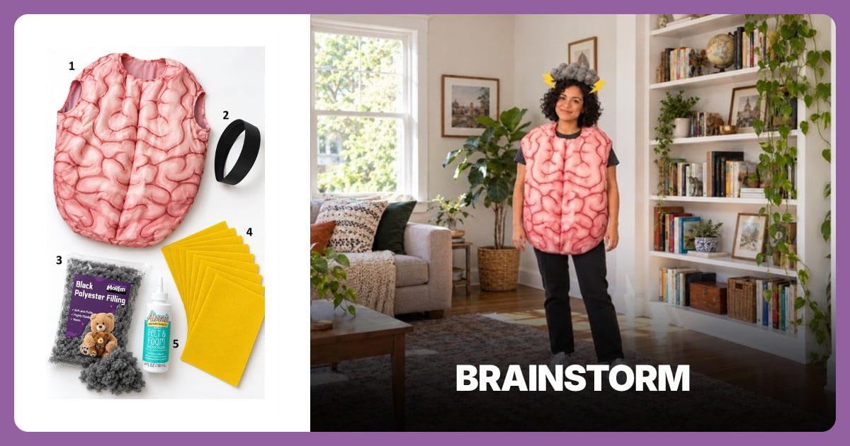 Brainstorm Costume Guide | Costume Wall