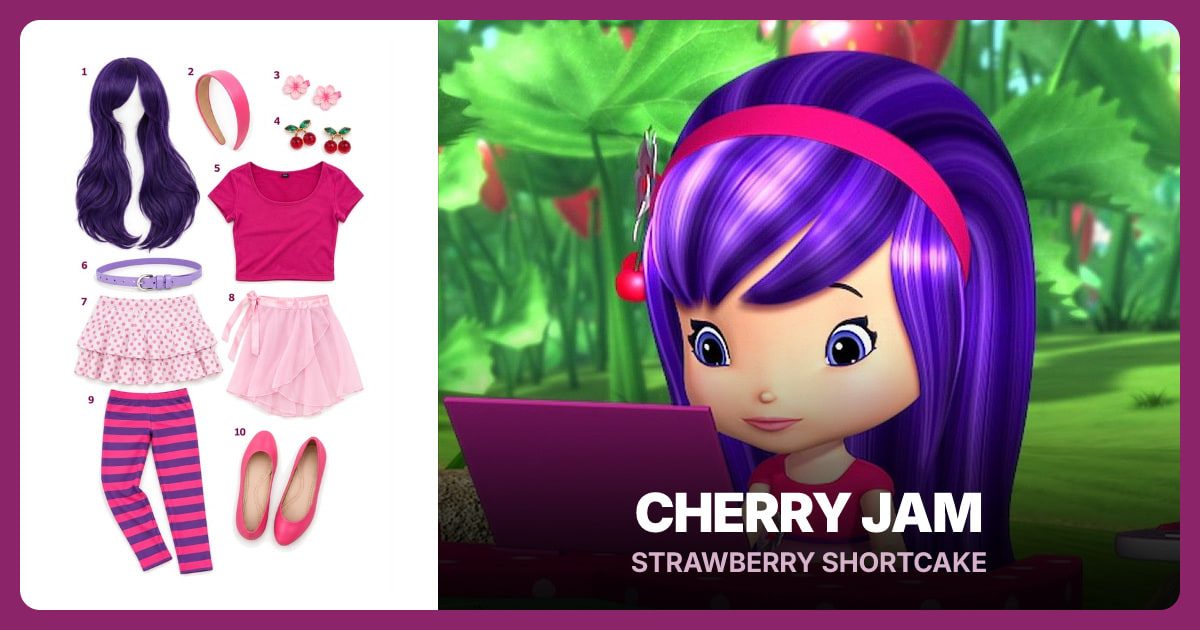 Random Berry Artist Cherry Jam Costume Guide – Strawberry Shortcake's Berry Bitty Adventures