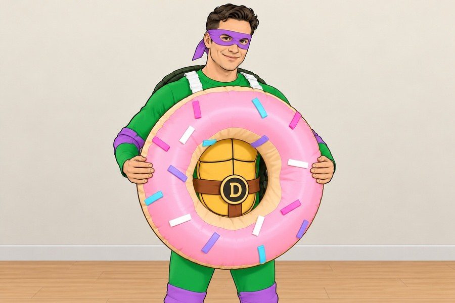 Fill Loop Valve Dunkin’ Donatello Costume Guide | Costume Wall