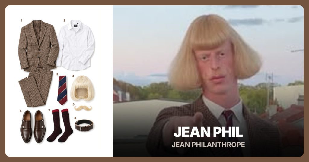 Jean Phil costume clothing and accessories