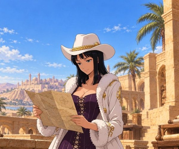 Nico Robin (White Cowboy Outfit) Costume