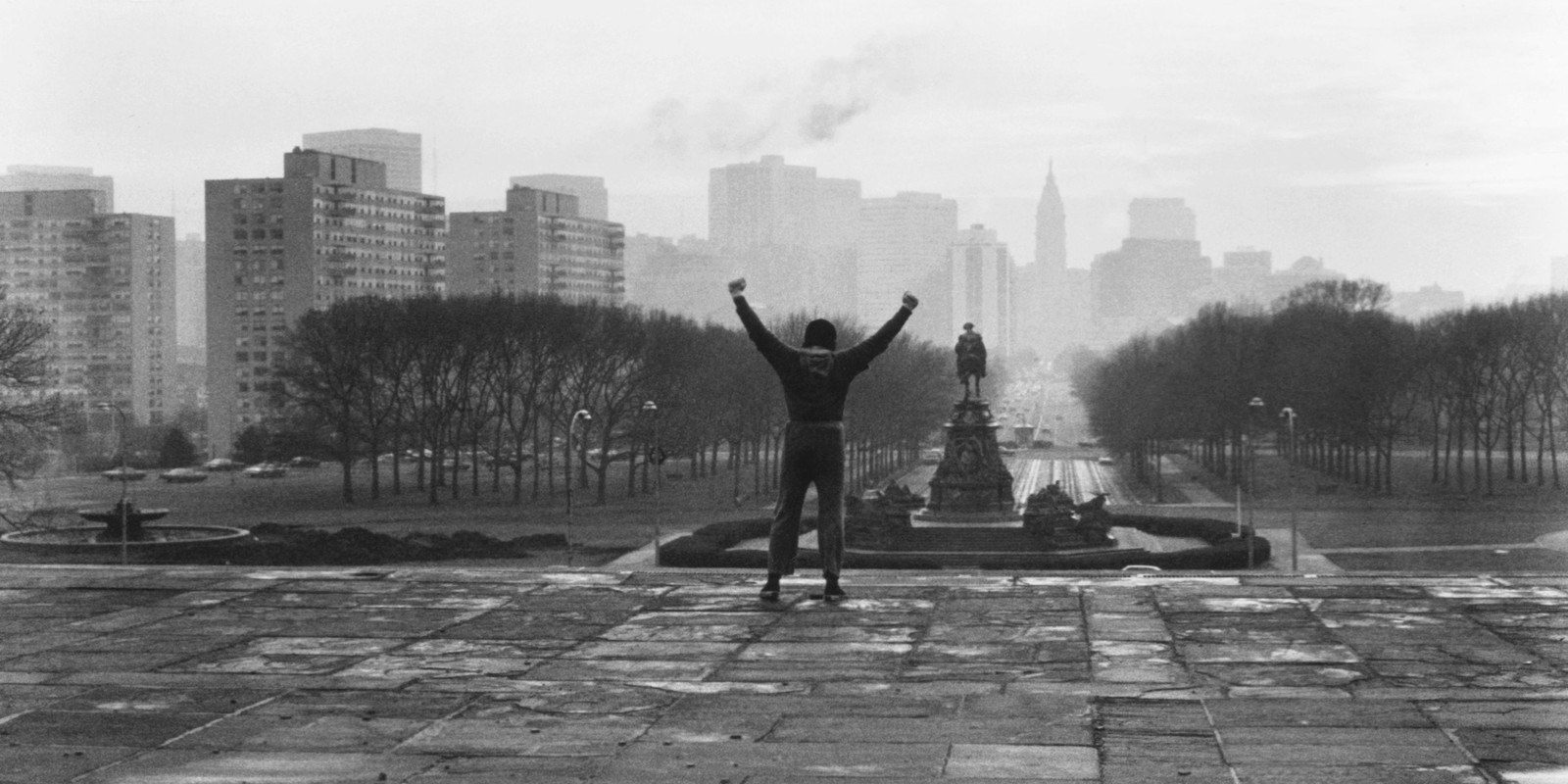 Rocky Balboa on the Philadelphia Museum of Art steps