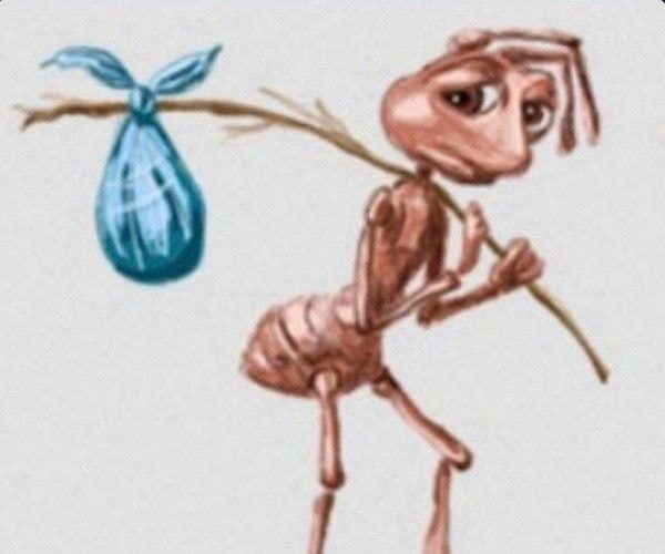 Sad Ant With Bindle Costume